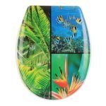 Κάλυμμα λεκάνης Duroplast με πλαστικούς μεντεσέδες