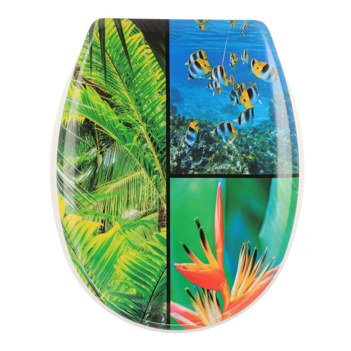 522 Κάλυμμα λεκάνης Duroplast με πλαστικούς μεντεσέδες - Image 1