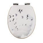 Κάλυμμα λεκάνης; mdf με ανοξείδωτους μεντεσέδες