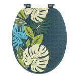 Κάλυμμα λεκάνης mdf με πλαστικούς μεντεσέδες .