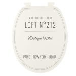 Κάλυμμα λεκάνης mdf με πλαστικούς μεντεσέδες .