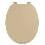 Κάλυμμα λεκάνης mdf  με πλαστικούς μεντεσέδες μπέζ