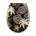 Κάλυμμα λεκάνης Duroplast με πλαστικούς μεντεσέδες .