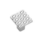 Roline 544 Πόμολο Eπίπλου από Ζάμακ Χρώμιο 25x25mm