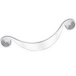 Roline 545 Λαβή Eπίπλου από Ζάμακ Χρώμιο με Κέντρα 128mm