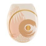 Κάλυμμα λεκάνης duroplast με πλαστικούς μεντεσέδες