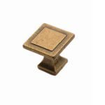 Roline 550 Πόμολο Επίπλου από Ζάμακ Αντικέ 23x23mm