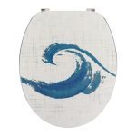 Κάλυμμα λεκάνης mdf με ανοξείδωτους μεντεσέδες