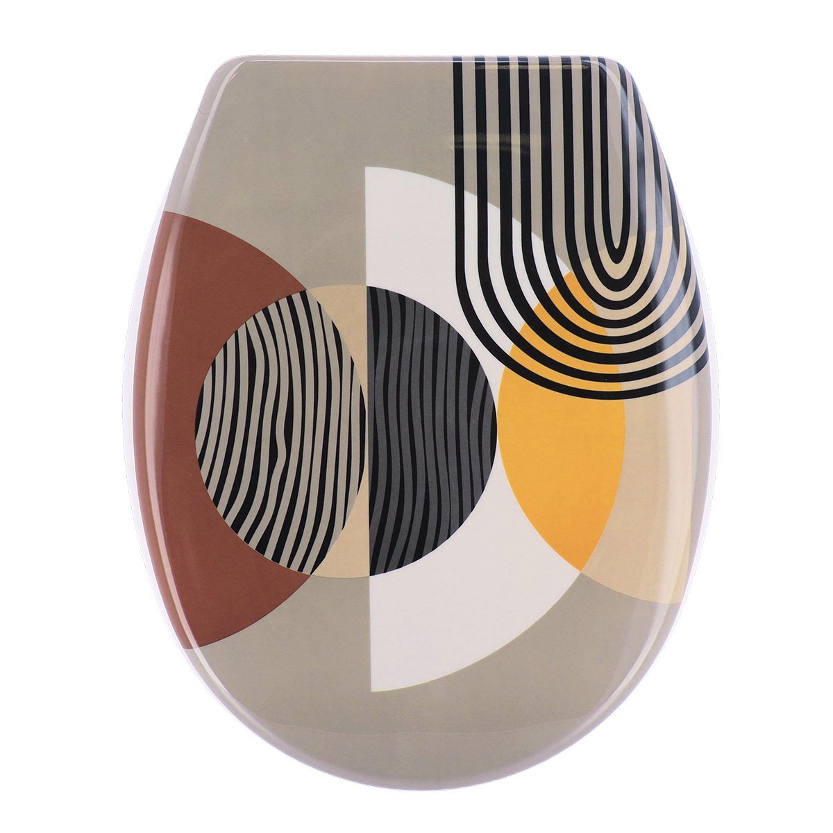 565 Κάλυμμα λεκάνης duroplast με πλαστικούς μεντεσέδες - Image 1