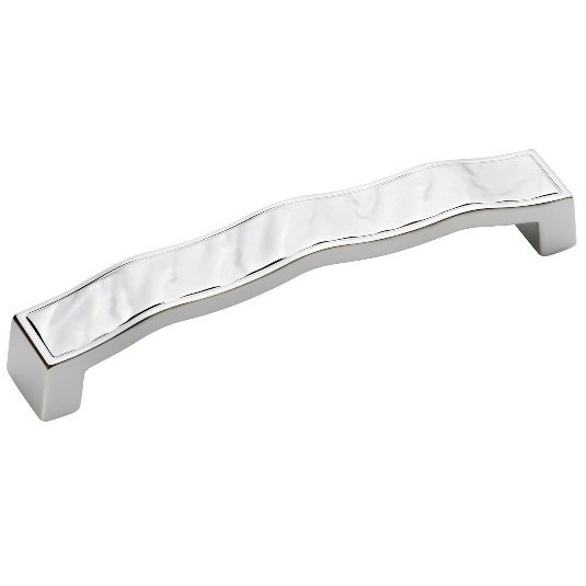 571-1 Roline 571 Λαβή Eπίπλου από Ζάμακ Χρώμιο - Κέντρα: 128mm Ολικό: 138mm - Image 1