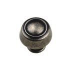 Roline 576 Πόμολο Επίπλου από Ζάμακ Old Silver Φ28mm