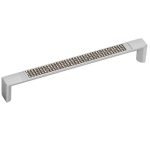 Λαβή Eπίπλου από Ζάμακ Roline 579  Nίκελ Mατ - Κέντρα: 160mm Ολικό: 170mm