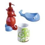 Παιδικό σετ dispenser, ποτηροθήκη και σαπουνοθήκη