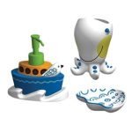 Παιδικό σετ  ποτηροθήκη και σαπουνοθήκη (Αντικατάσταση το ντισπένερ με τον κωδικό 6007).