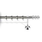 Κουρτινόξυλο Φ25 Νίκελ Ματ 6030