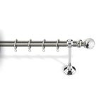 Κουρτινόξυλο Φ25 Νίκελ Ματ 6050