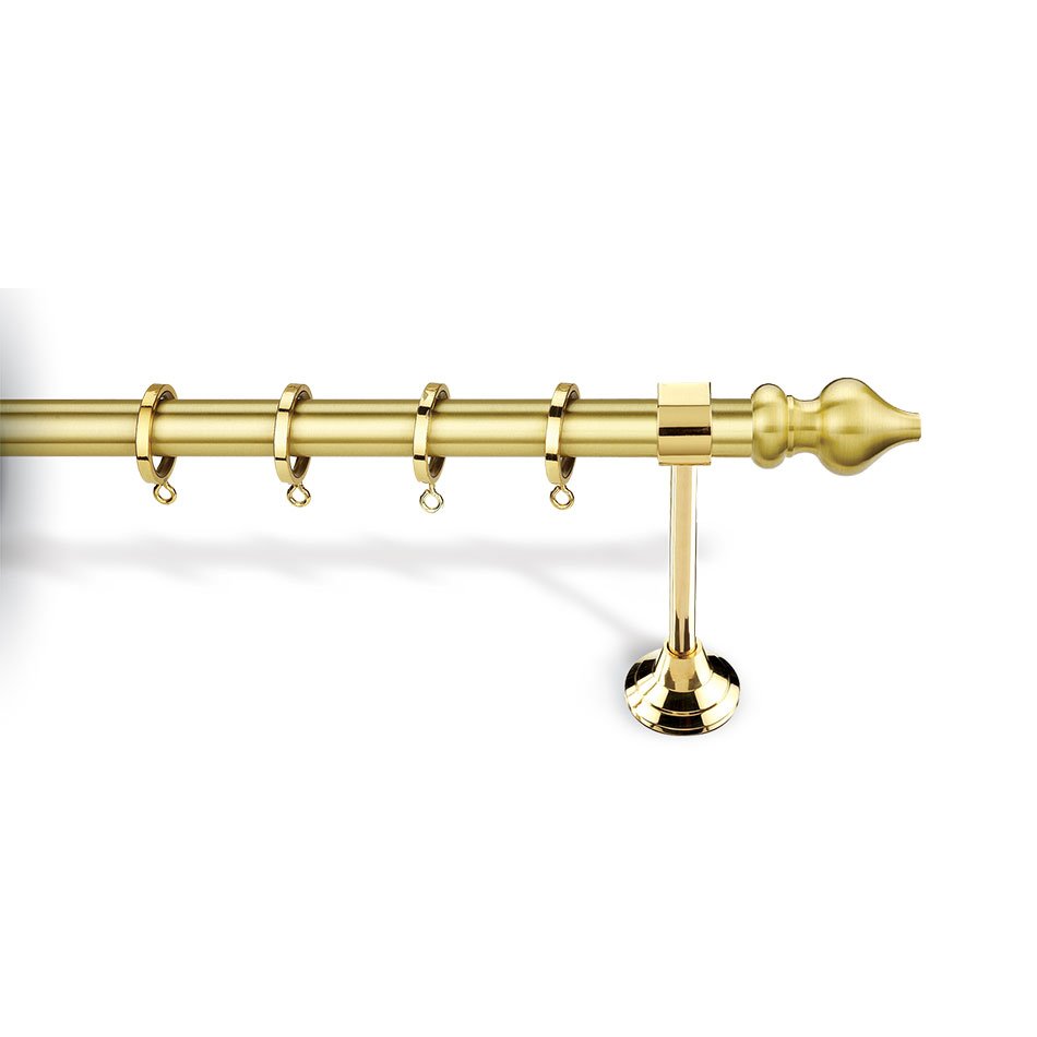 6075 XM Κουρτινόξυλο Φ25 Χρυσό Ματ 6110 - Image 1