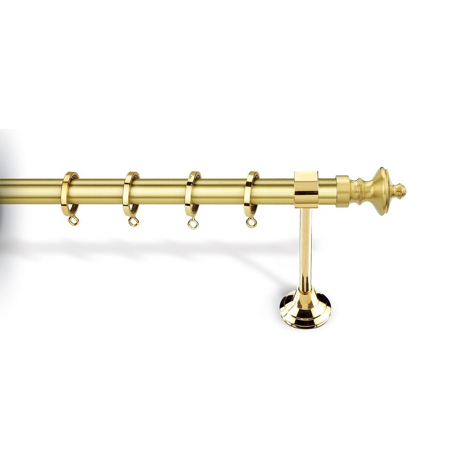 6090 XM Κουρτινόξυλο Φ25 Χρυσό Ματ 6110 - Image 1