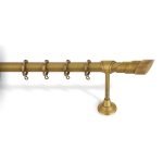 Κουρτινόξυλο Μπρονζέ Φ25 Νίκελ Ματ 6240