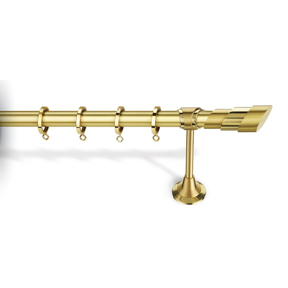 6215 XM Κουρτινόξυλο Φ25 Χρυσό Ματ 6110 - Image 1