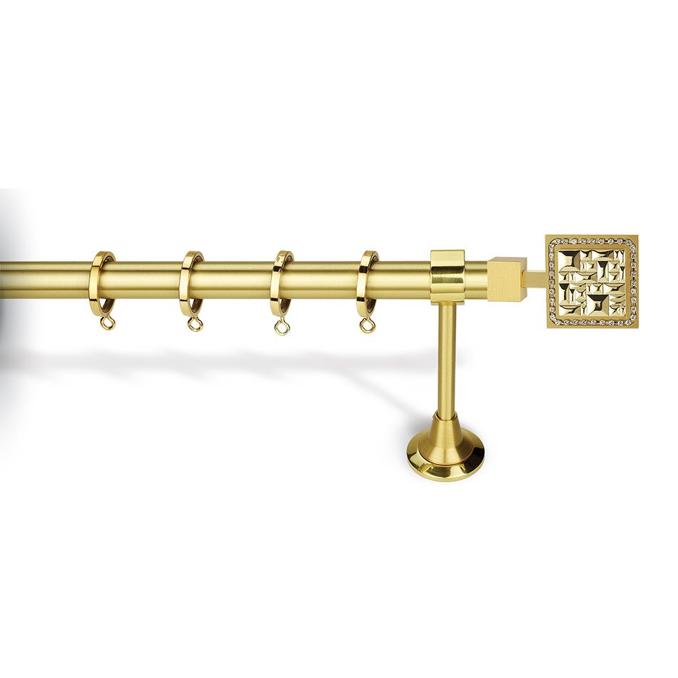 6220 ΧΜ Κουρτινόξυλο Φ25 Χρυσό Ματ 6275 - Image 1