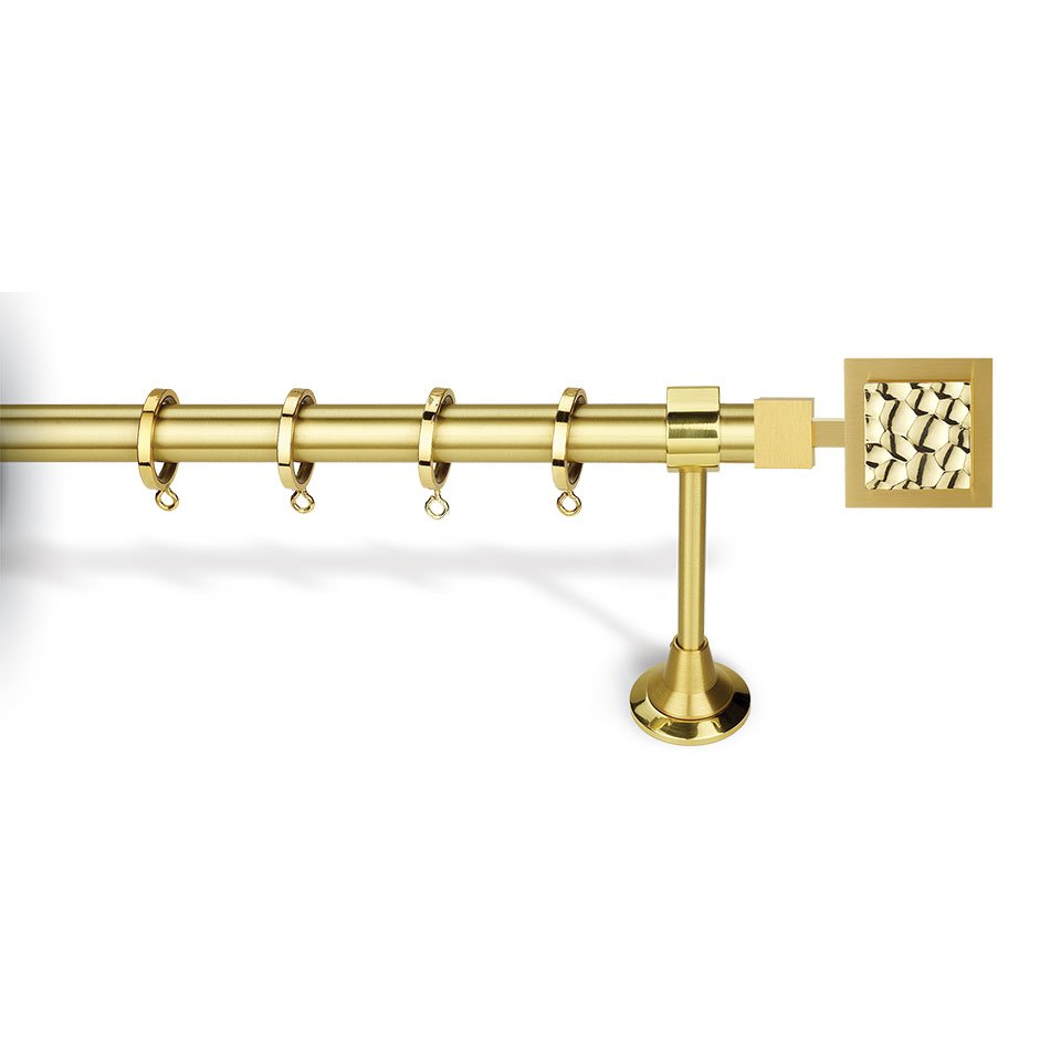 6225 ΧΜ Κουρτινόξυλο Φ25 Χρυσό Ματ 6275 - Image 1