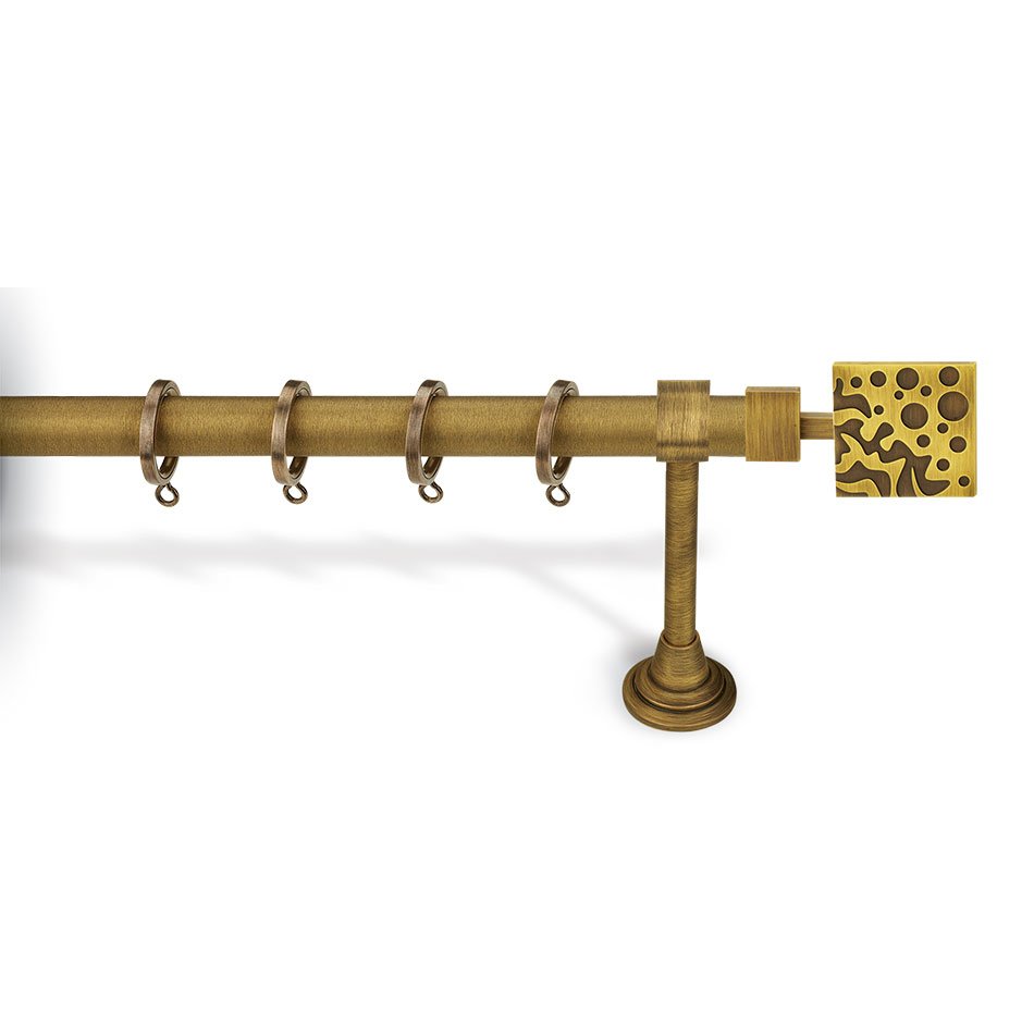 6275 Κουρτινόξυλο Μπρονζέ Φ25 Νίκελ Ματ 6240 - Image 1