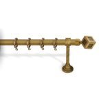 Κουρτινόξυλο Μπρονζέ Φ25 Αντικέ Ματ 6285