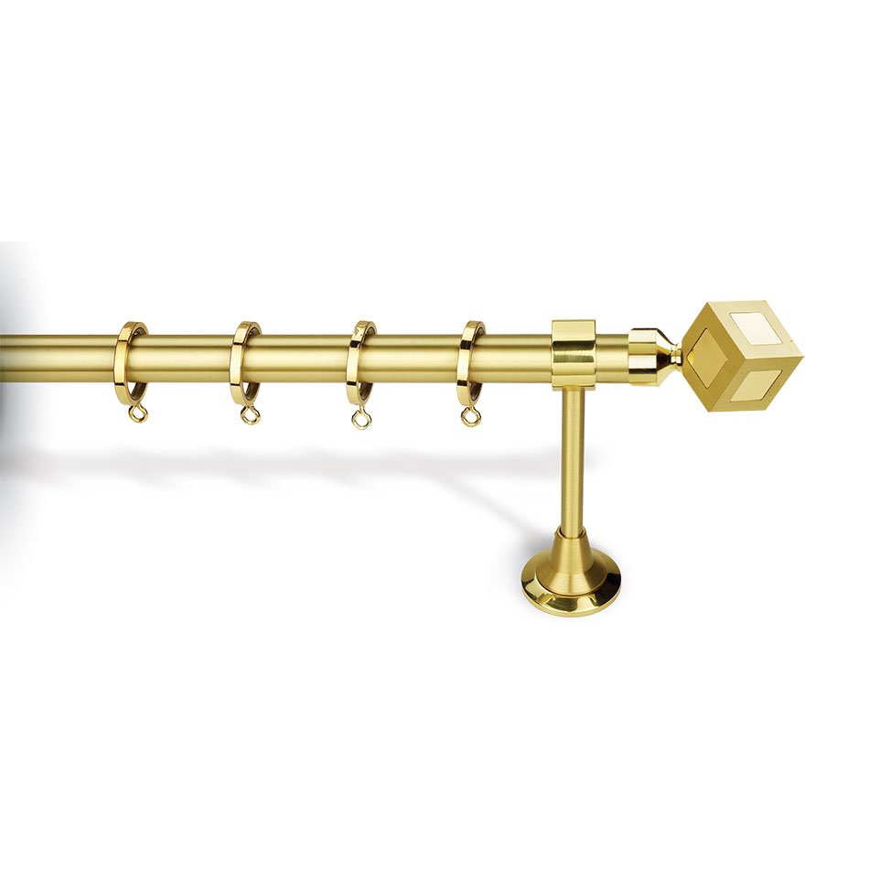 6285 XM Κουρτινόξυλο Φ25 Χρυσό Ματ 6285 - Image 1