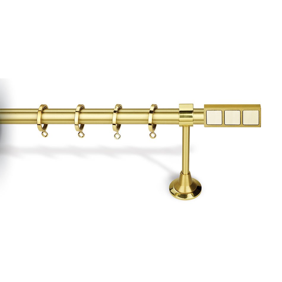 6290 XM Κουρτινόξυλο Φ25 Χρυσό Ματ 6285 - Image 1