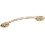 Roline 652 Λαβή Επίπλου από Ζάμακ Χρυσό-Λευκό με Κέντρα 128mm