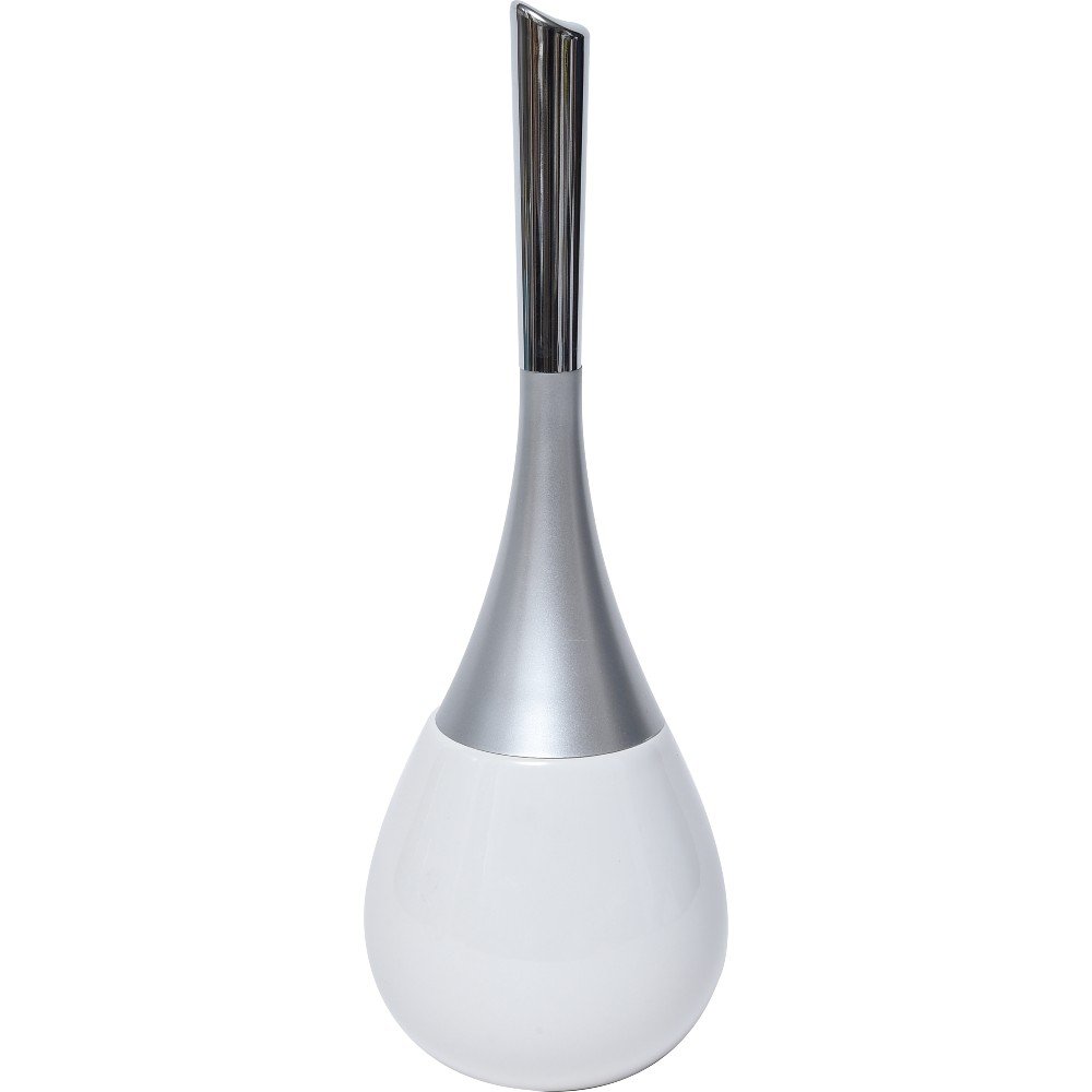 6632-polyresin-white Πιγκάλ Polyresin με inox λαβή λευκό χρώμα. - Image 1