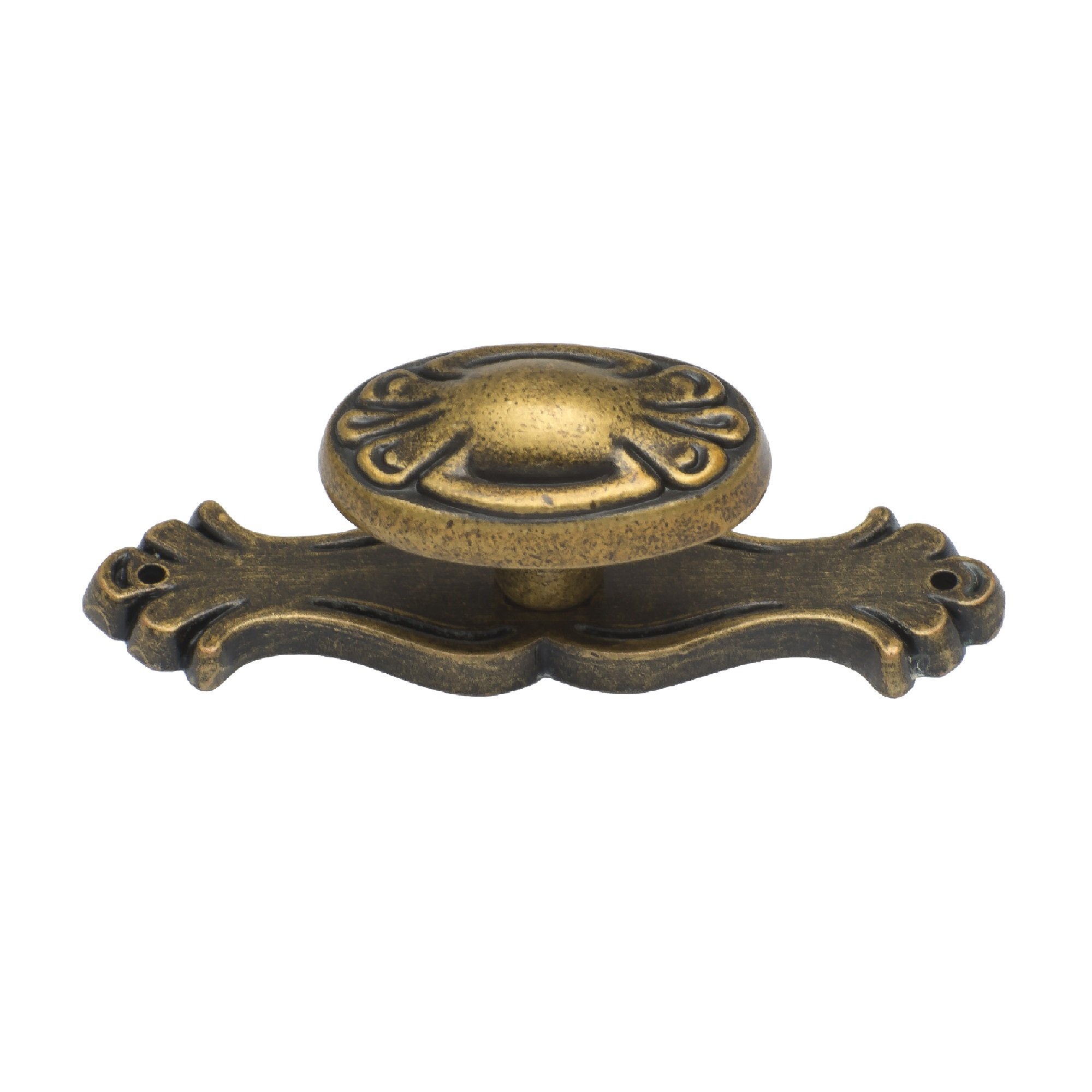 6674 Roline 667 Πόμολο Επίπλου από Ζάμακ Αντικέ 70x17mm - Image 1