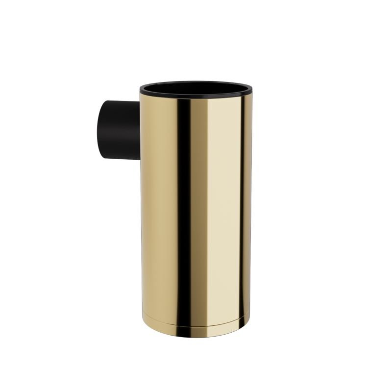 66e5b2003f447_86-024 Επιτοίχια Ποτηροθήκη – Gold, Pam & Co, Ø6 x H12 (cm), 86-024 - Image 1