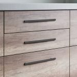 Roline 681 Λαβή Επίπλου από Μέταλλο Gun Black - Κέντρα: 320mm Ολικό: 360mm - Image 2