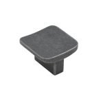 Roline 687 Πόμολο Eπίπλου από Ζάμακ Old Silver 32x32mm