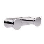 Άγκιστρο Διπλό – Chrome, Pam & Co, W12 x D3,5 x H2,5 (cm), 70-001