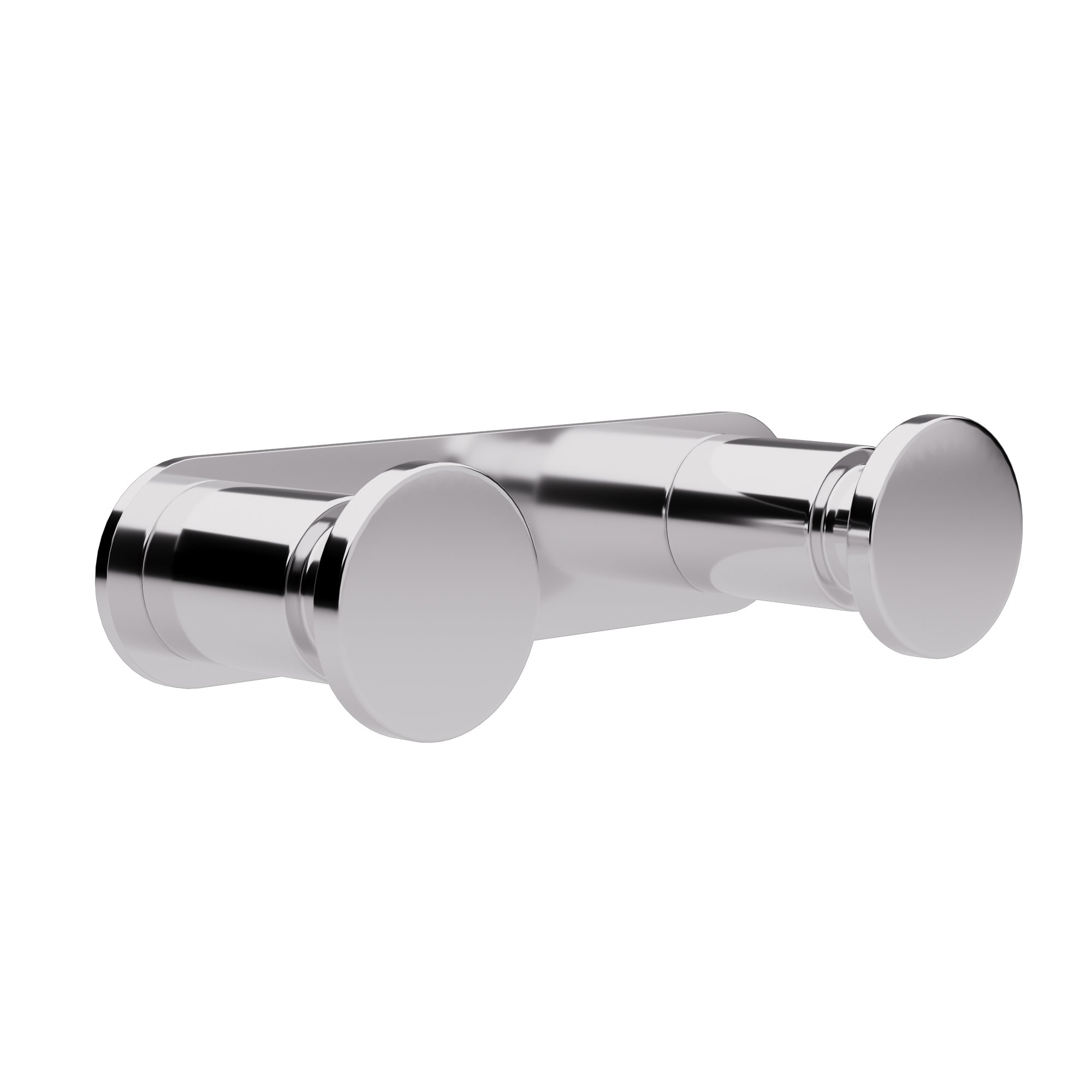 70-001 Άγκιστρο Διπλό – Chrome, Pam & Co, W12 x D3,5 x H2,5 (cm), 70-001 - Image 1