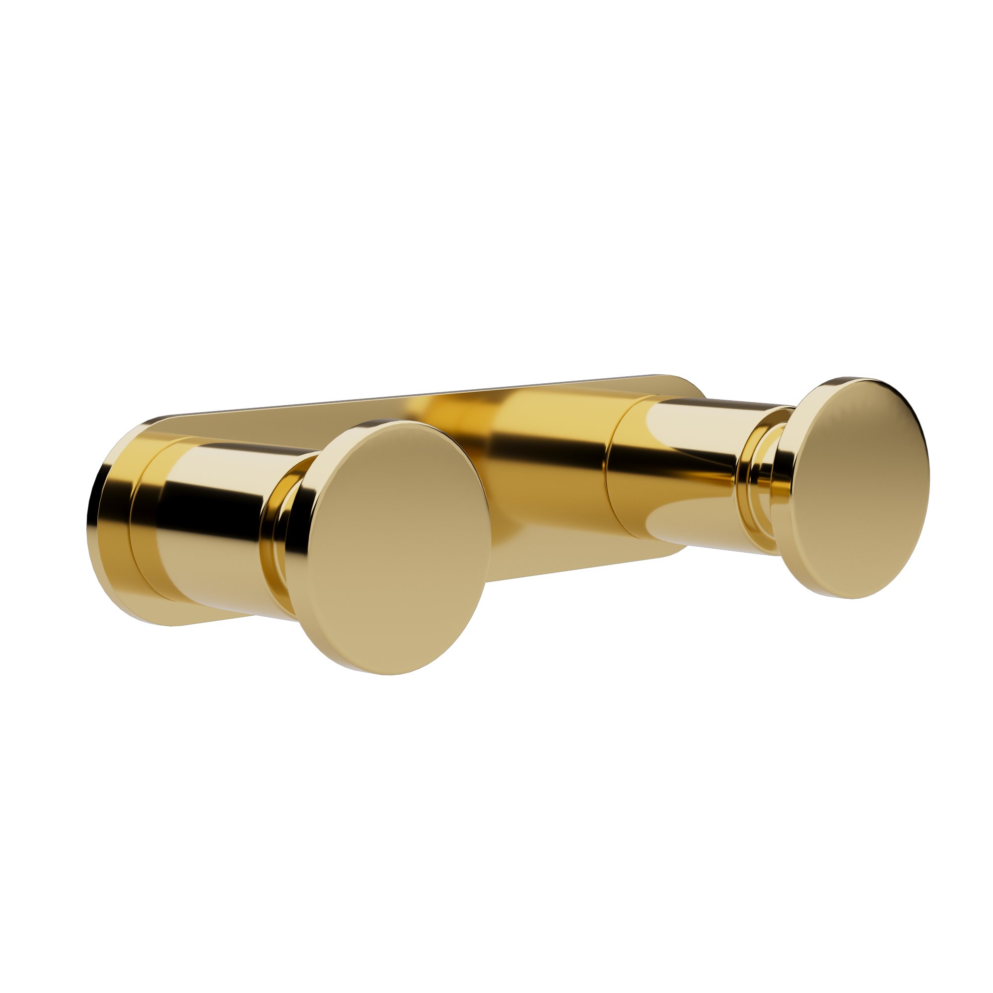 70-024 Άγκιστρο Διπλό – Gold, Pam & Co, W12 x D3,5 x H2,5 (cm), 70-024 - Image 1