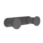 Άγκιστρο Διπλό – Matt Anthracite, Pam & Co, W12 x D3,5 x H2,5 (cm), 70-113