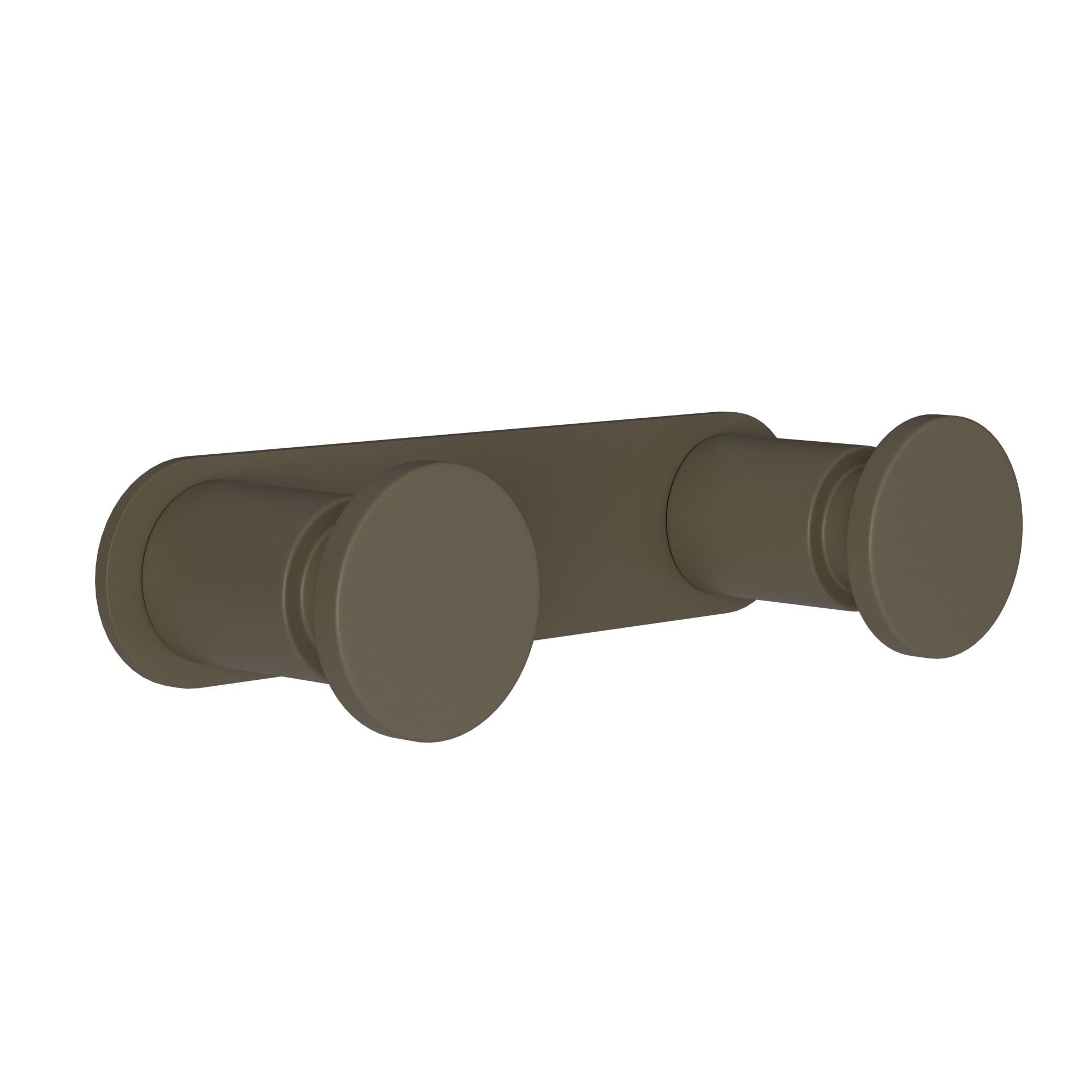 70-963 Άγκιστρο Διπλό – Matt Light Bronze, Pam & Co, W12 x D3,5 x H2,5 (cm), 70-963 - Image 1