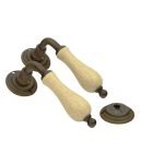 Ιταλικό Πόμολο Πόρτας Αντικέ με Κρακελέ Πορσελάνη