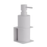 Επιτοίχιο Dispenser – Matt White, Pam & Co, W7,5 x D7 x H19 (cm), 81-033