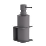 Επιτοίχιο Dispenser – Matt Concrete Grey, Pam & Co, W7,5 x D7 x H19 (cm), 81-163
