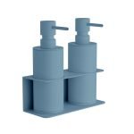 Επιτοίχιο Διπλό Dispenser Επαγγελματικό – Matt Ciel, Pam & Co, W17 x D7 x H19 (cm), 83-923