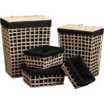 Σετ 5 τεμάχια καλάθια απλύτων