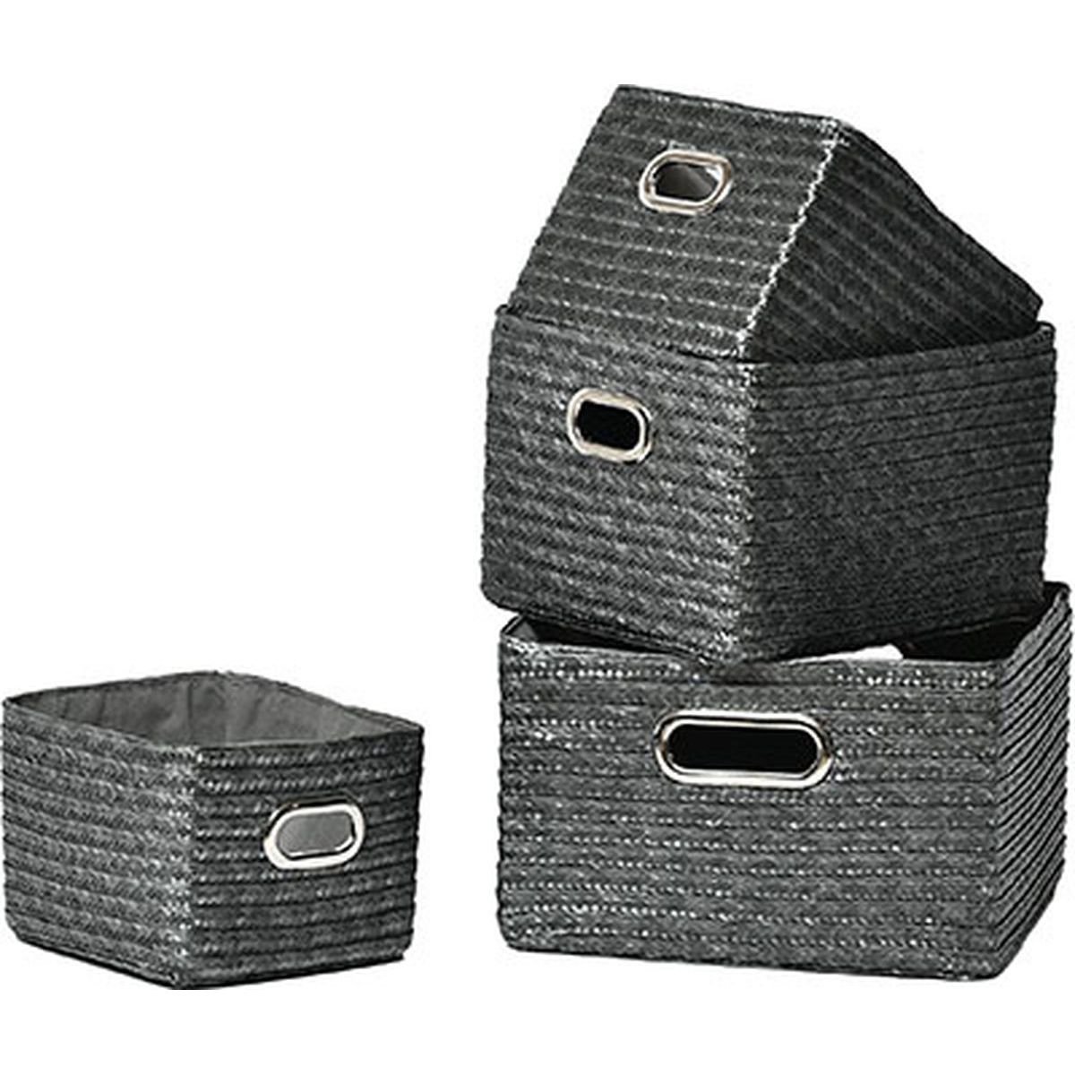 8486 Σετ 4 τεμαχίων καλαθιών διαφόρων χρήσεων από p/p με χέρια. - Image 1