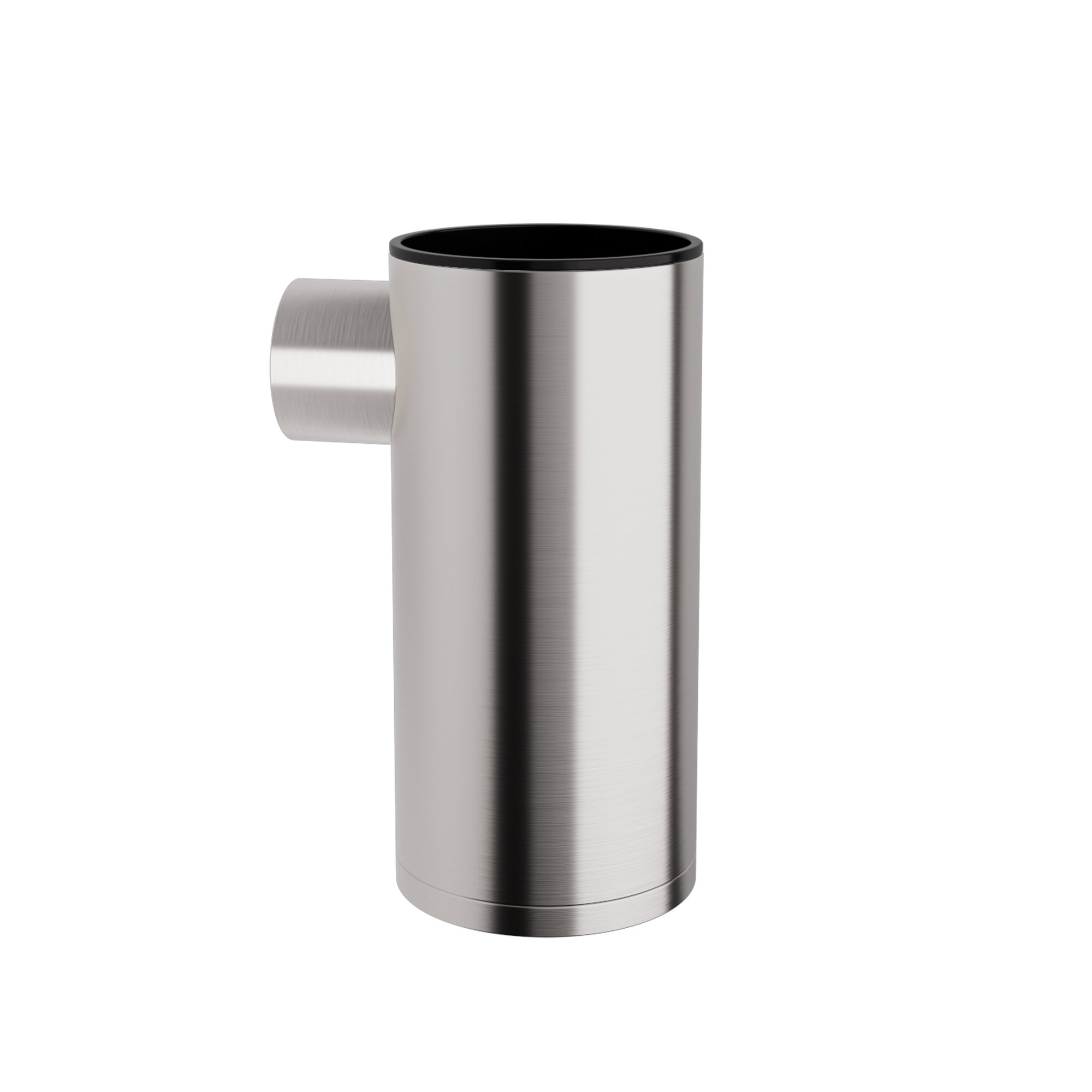 86-011 Επιτοίχια Ποτηροθήκη – Matt Inox, Pam & Co, Ø6 x H12 (cm), 86-011 - Image 1