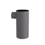 Επιτοίχια Ποτηροθήκη – Matt Concrete Grey, Pam & Co, Ø6 x H12 (cm), 86-163