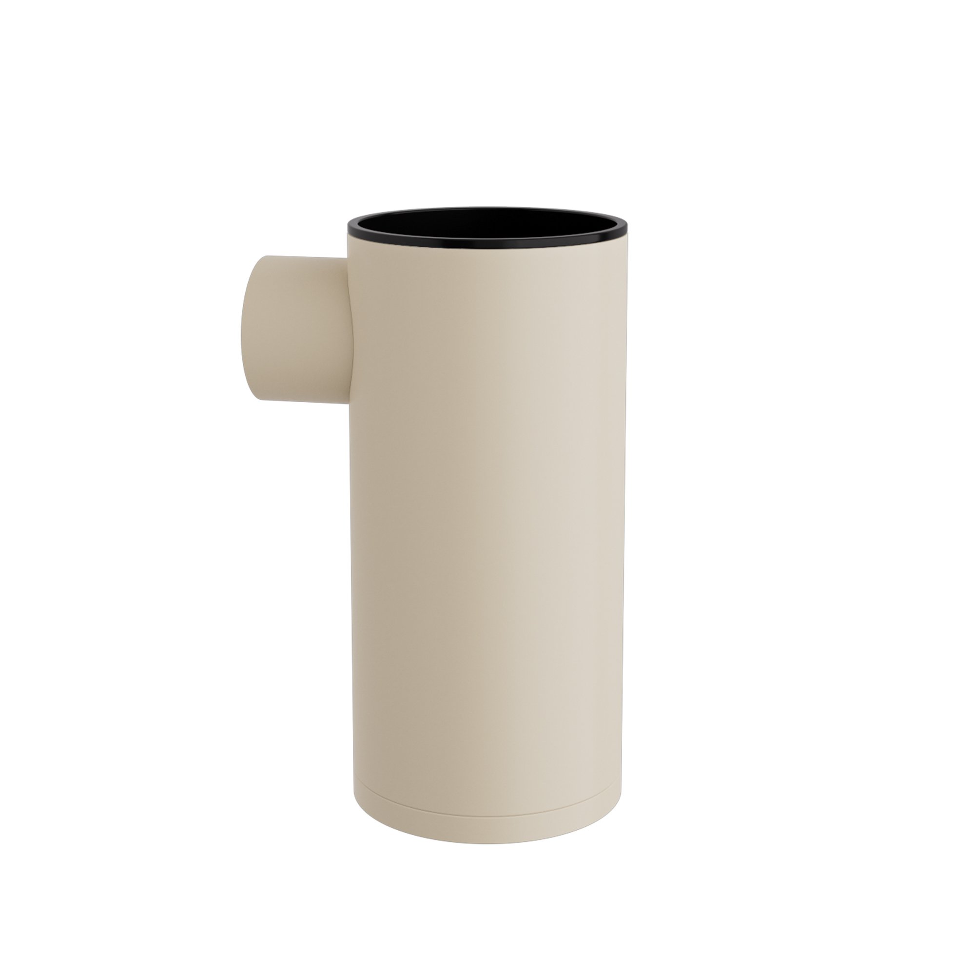 86-703 Επιτοίχια Ποτηροθήκη – Matt Ivory, Pam & Co, Ø6 x H12 (cm), 86-703 - Image 1
